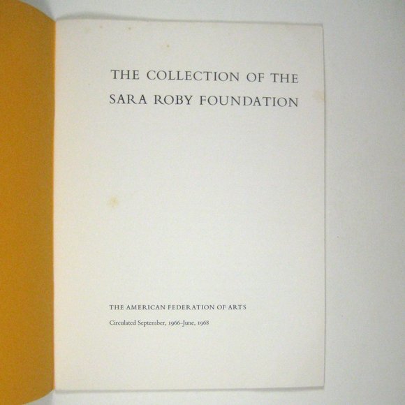 Collection of the Sara Roby Foundation Whitney Museum  1966-1968 Brochure - Picture 2 of 6